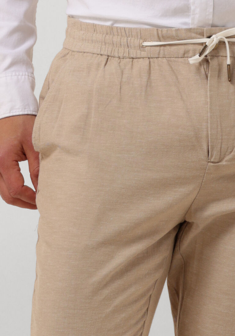 SCOTCH & SODA beige scotch & soda  warren - straight fit twill jogger