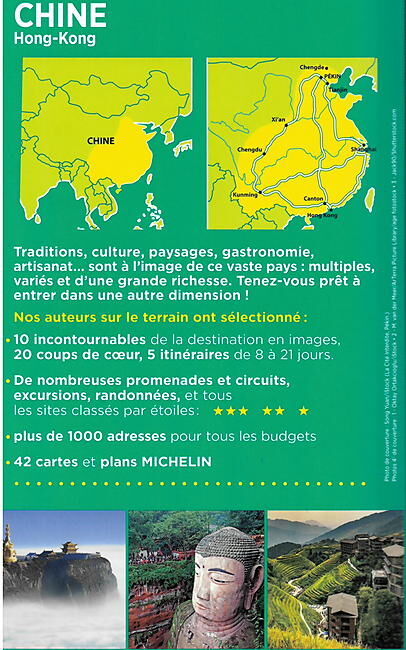MICHELIN - GUIDE VERT CHINE HONG KONG