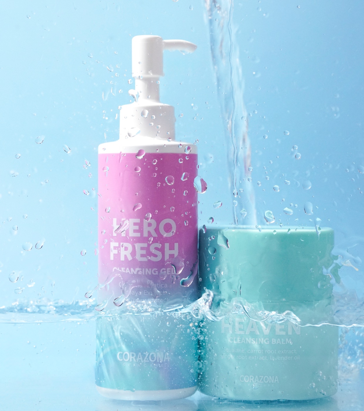 CORAZONA Skincare - Gel de Limpeza Facial Hero Fresh