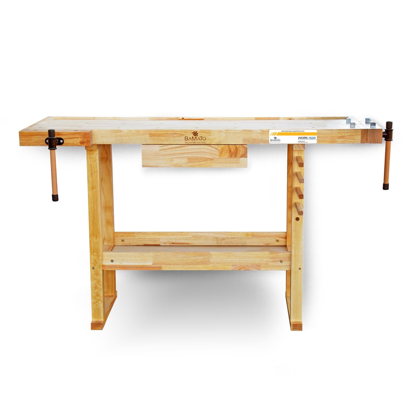 BAMATO Hobelbank WORK-1520 aus Massivholz