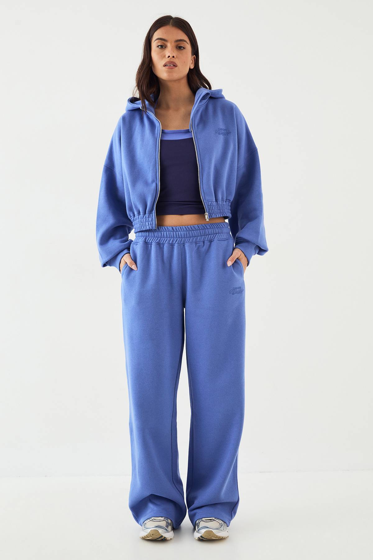 Sweat à Casynthétiqueche Court Boxy Zippé DSGN Studio Sport