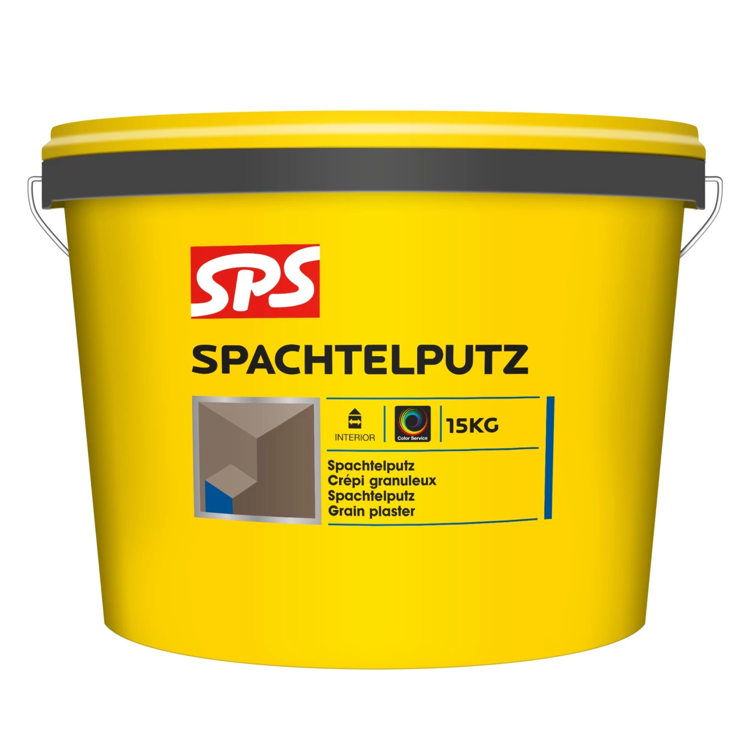 SPS Spachtelputz Sierpleister - op kleur gemengd - 1mm (extra fijn) - 15kg