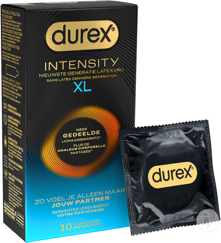 Durex Intensity XL Préservatifs 10 Pièces