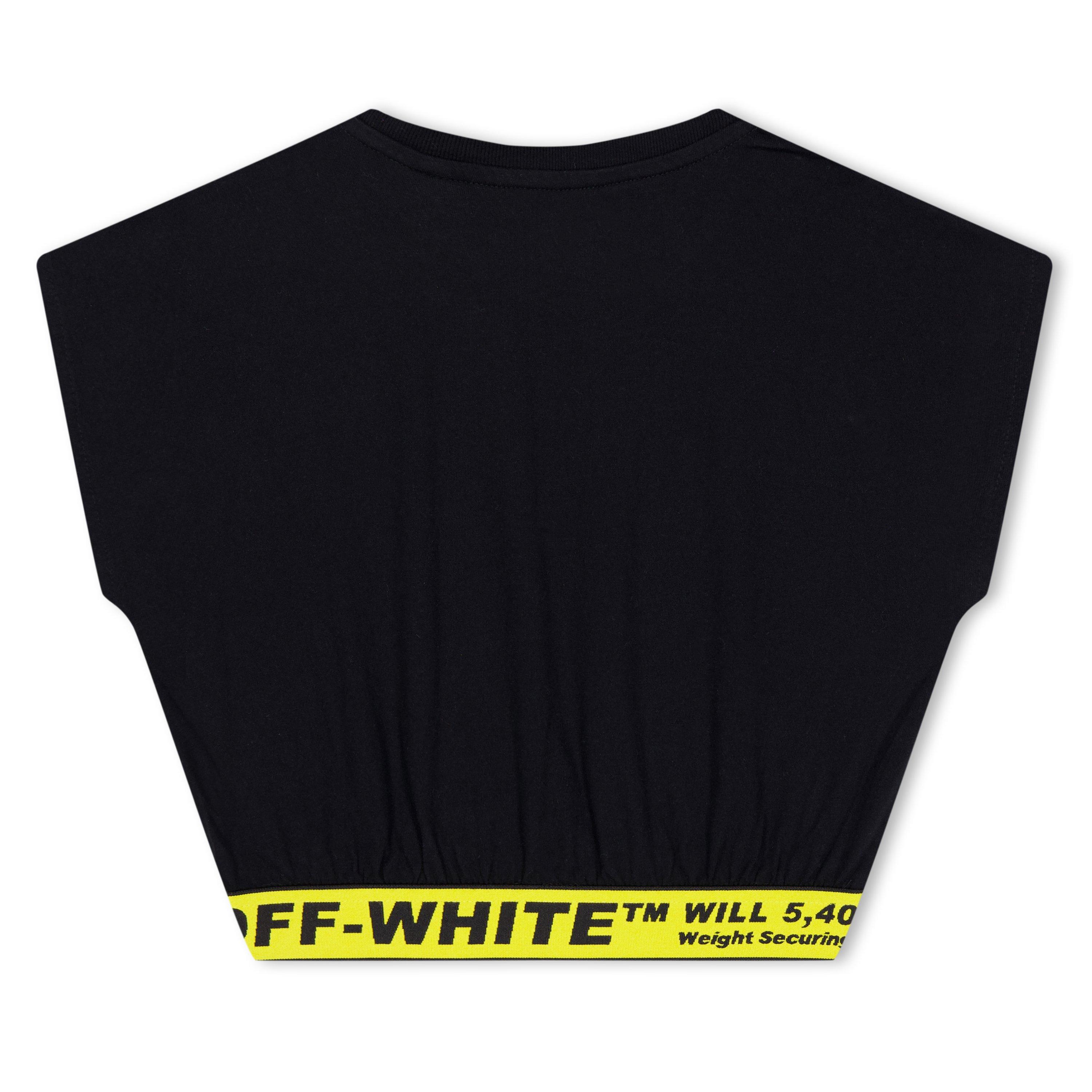 Off White Industrial Crop Tee