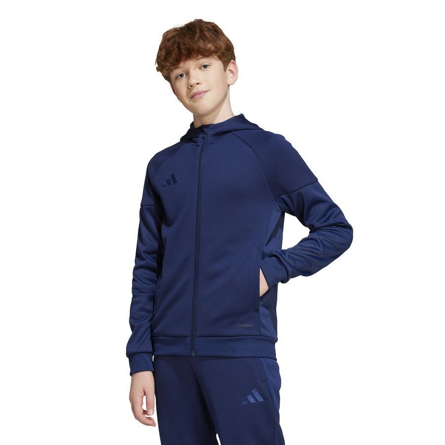 adidas Sweat à Capuche Tiro 25 Full Zip - Bleu Enfant