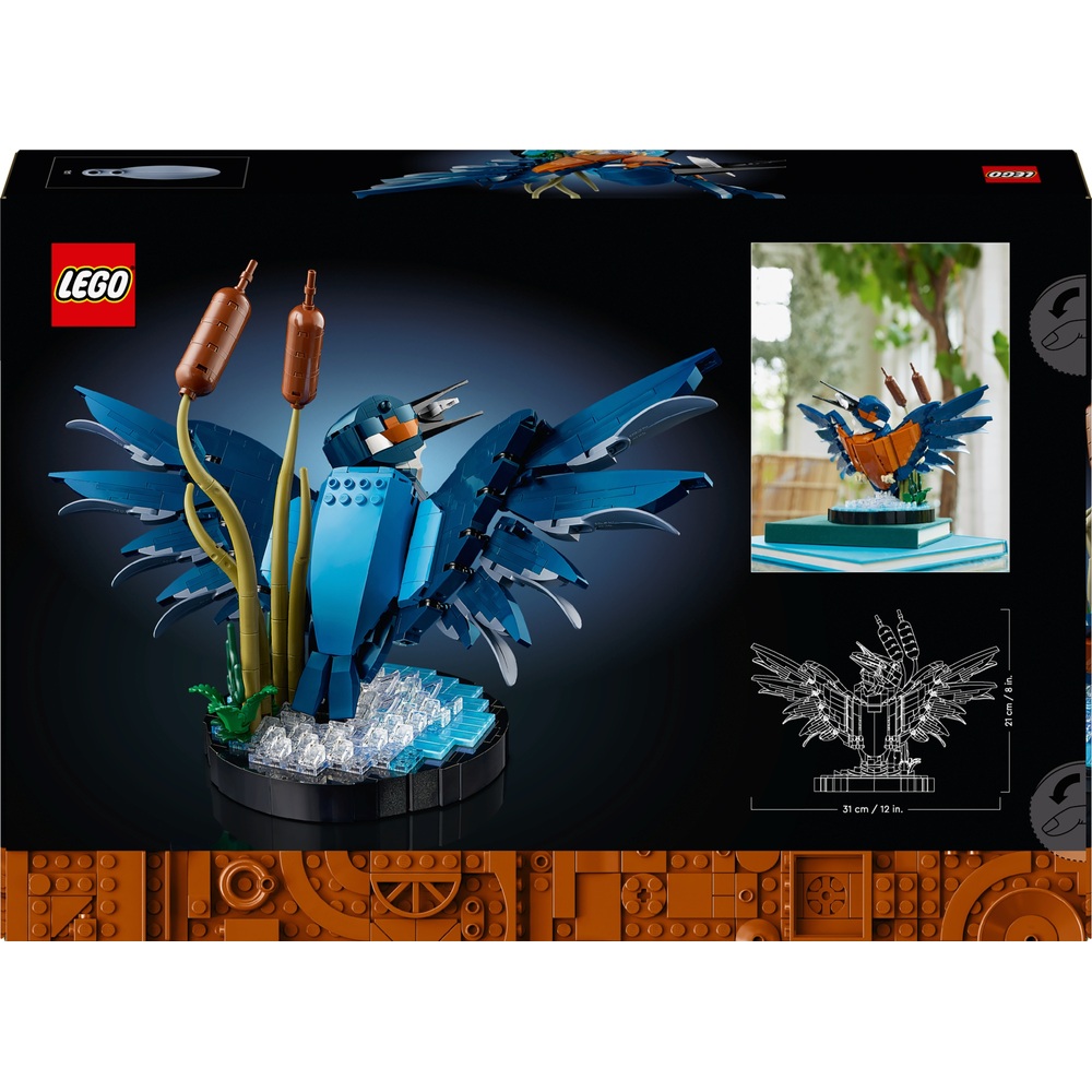 LEGO Icons 10331 Eisvogel-Vogelset für Erwachsene
