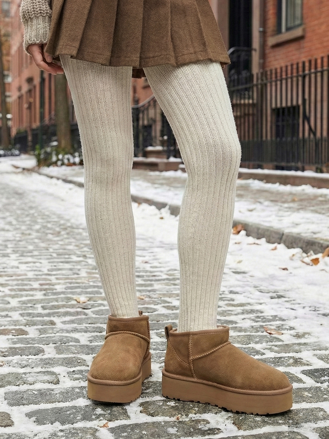 Rugged Gear Platform wool suede water resistant chestnut