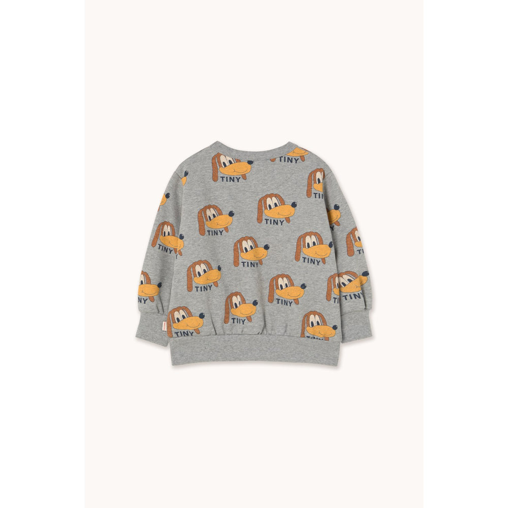 Køb TinyCottons Medium Grey Heather Dogs Sweatshirt