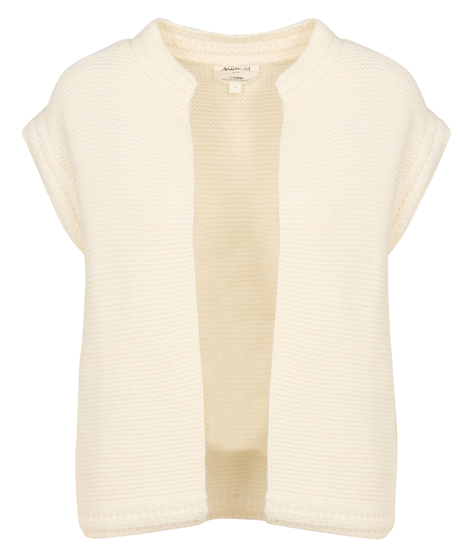 SONNY - Gilet sans manches en coton mélangé | Beige