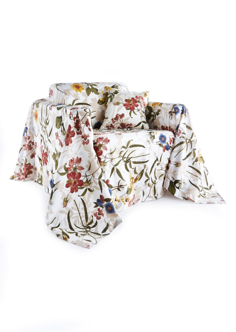 Dessus de lit à motif floral