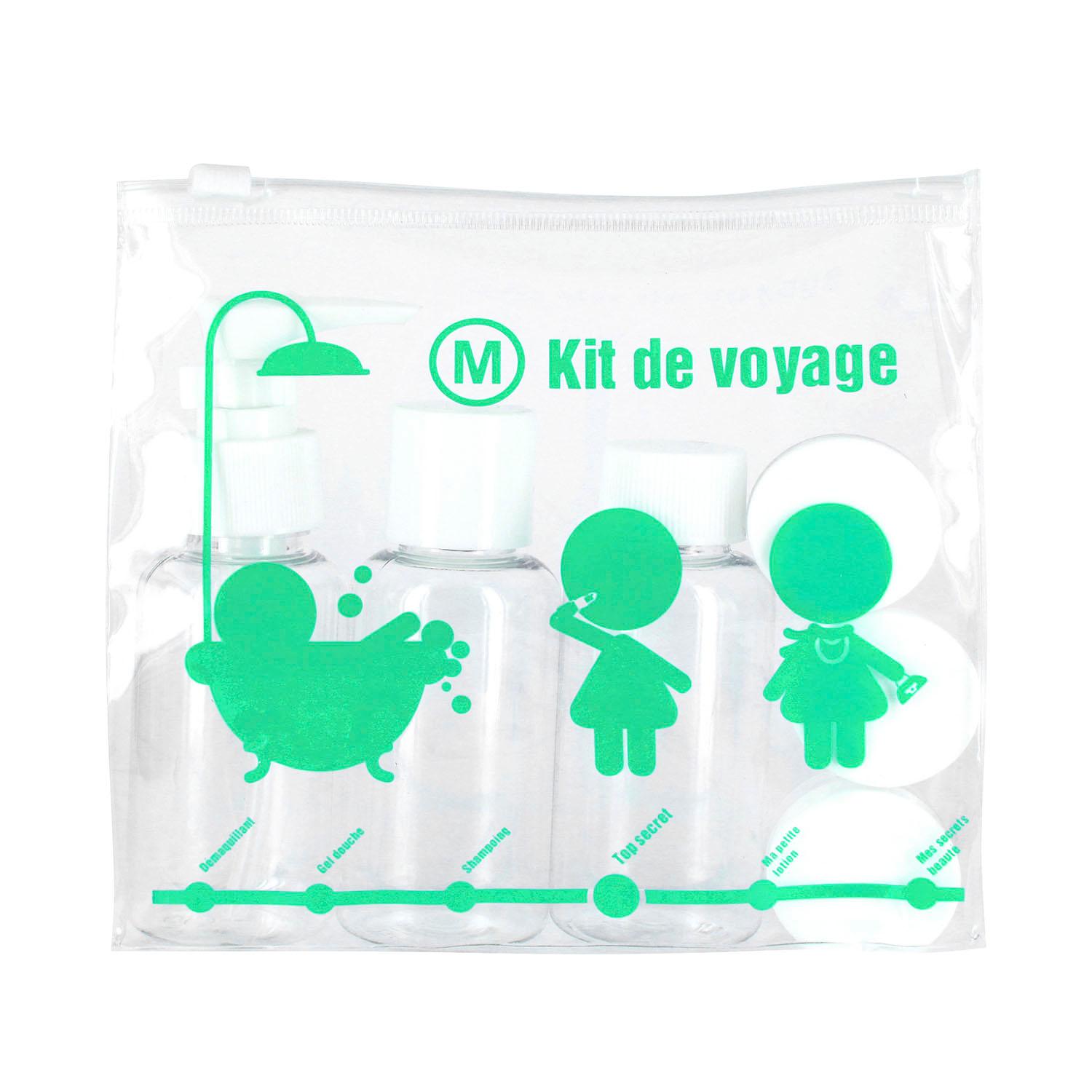 KIT DE VOYAGE FLACON X3 ET POT PICTO X3