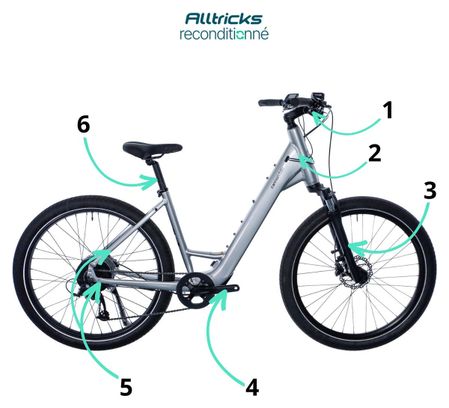 Vélo de Ville Électrique Cannondale Mavaro Neo SL 1 Low Step MicroShift 8V 360 Wh 27.5'' Gris - Produit Reconditionné