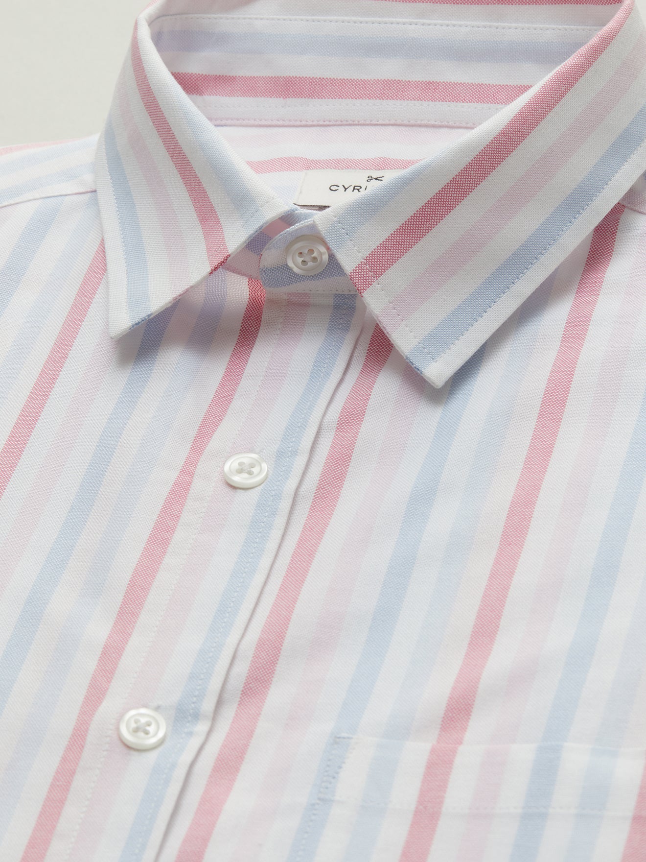 Chemise Regular Fit Oxford rayé homme - coton bio