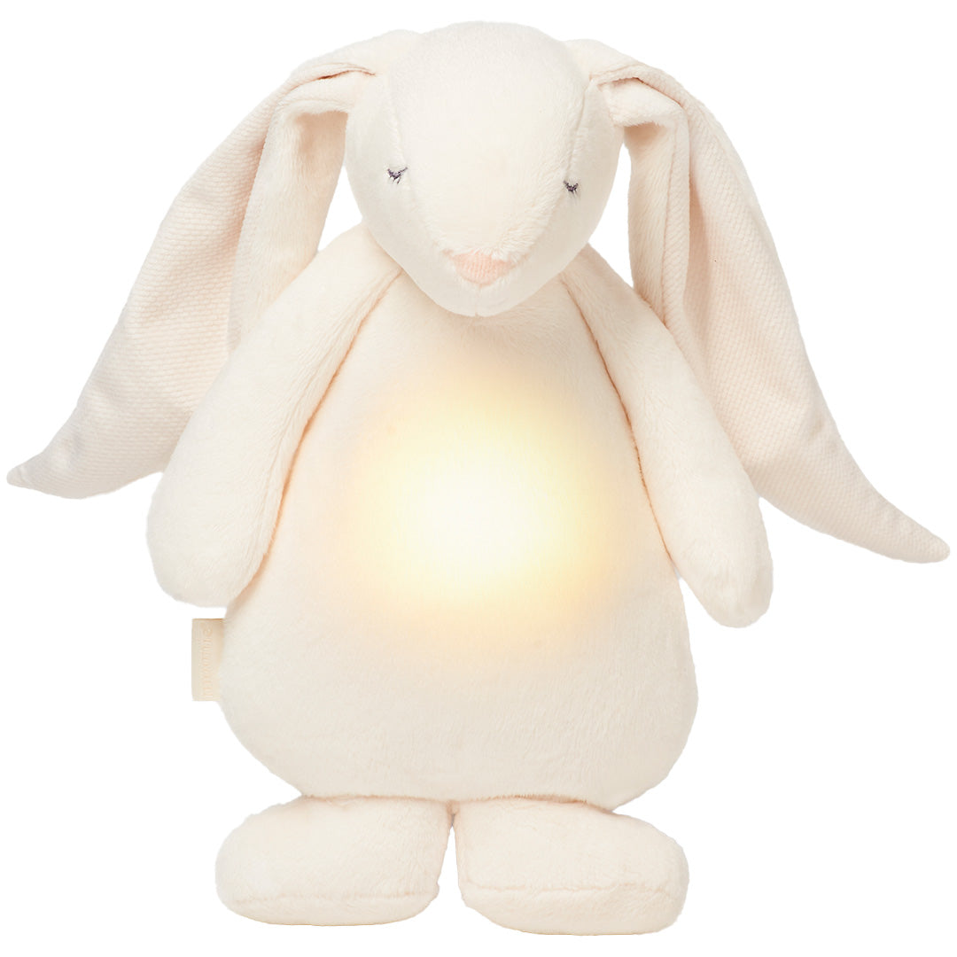 Moonie 2.0 next gen knuffelkonijn met nachtlamp en geluid cream