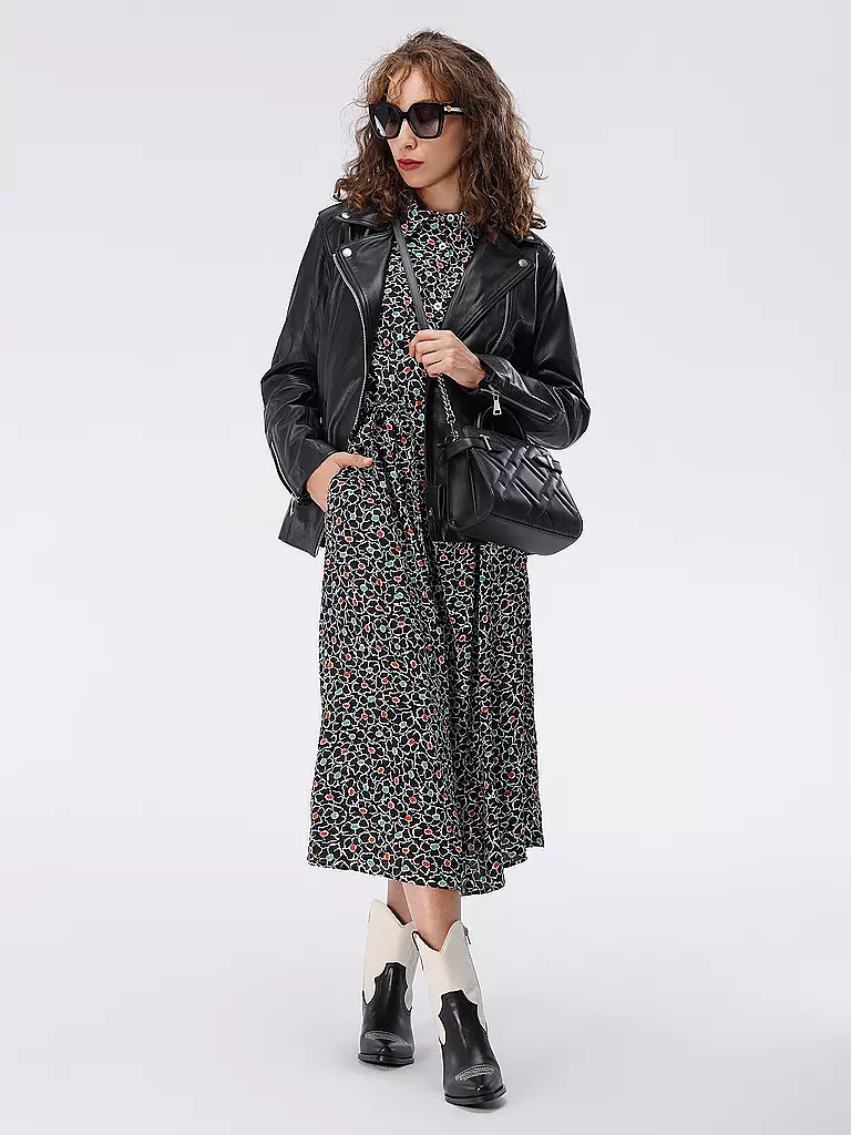 A.P.C. Midikleid Valentine schwarz