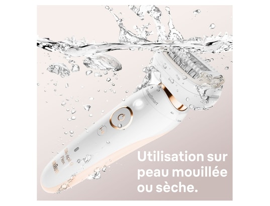 BRAUN - Epilateur épilateur électrique silk-épil 9 flex 9-010 - avec tête fl...