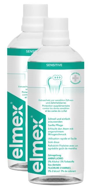 ELMEX SENSITIVE Zahnspülung Duo Fl 400 ml