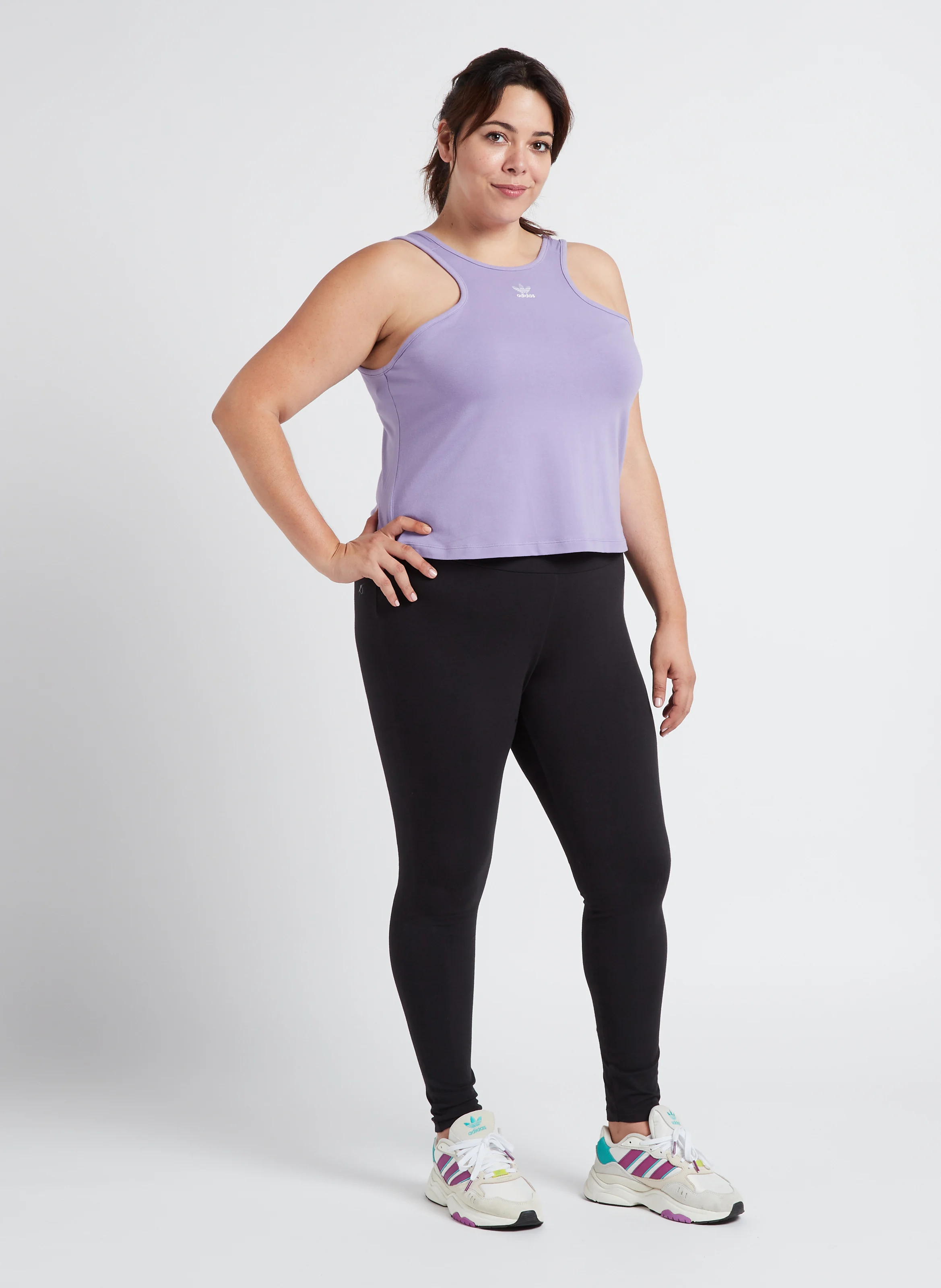 Tee shirt 2 en 1 en coton| Violet