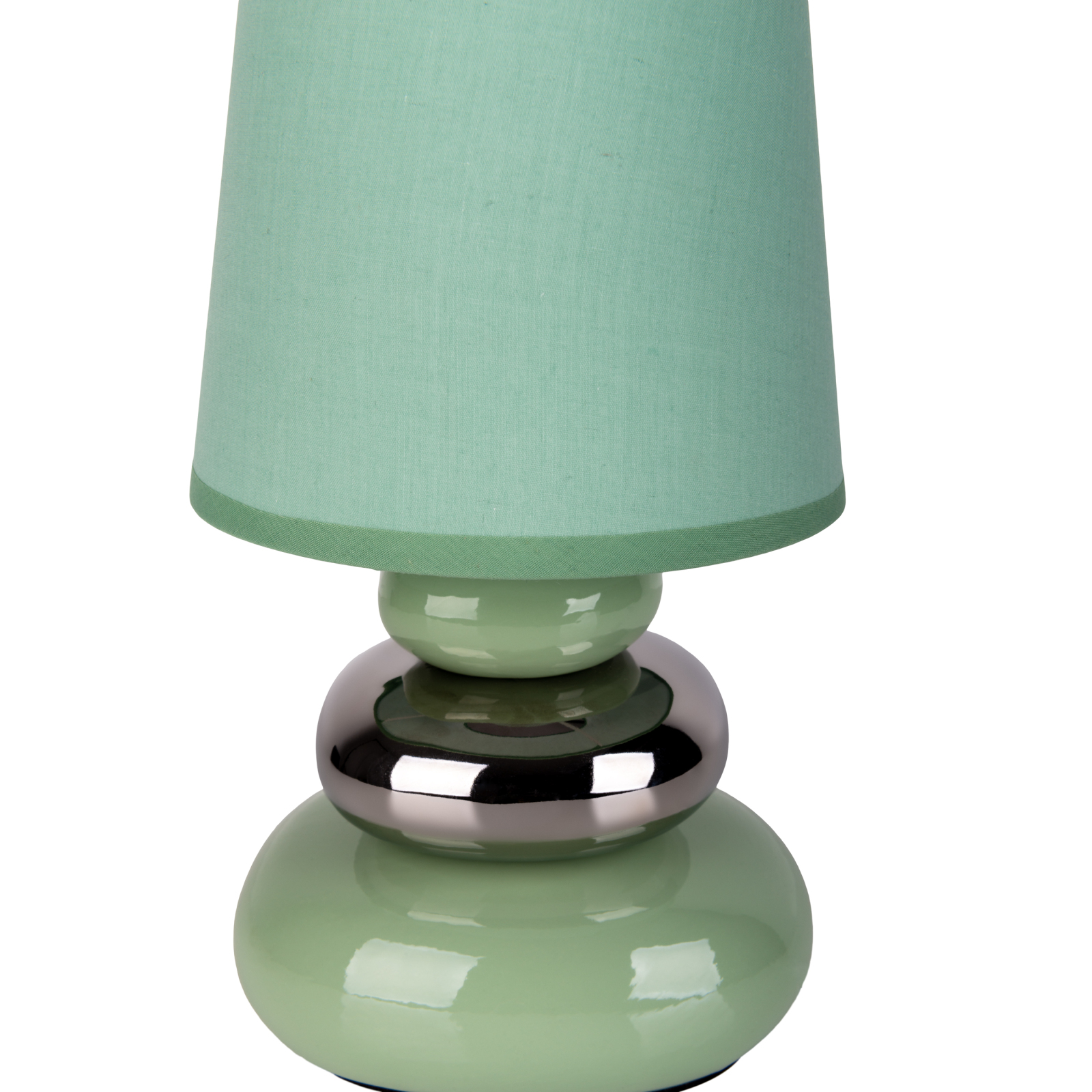 Tischleuchte STONEY - mint - Keramik - 31 cm