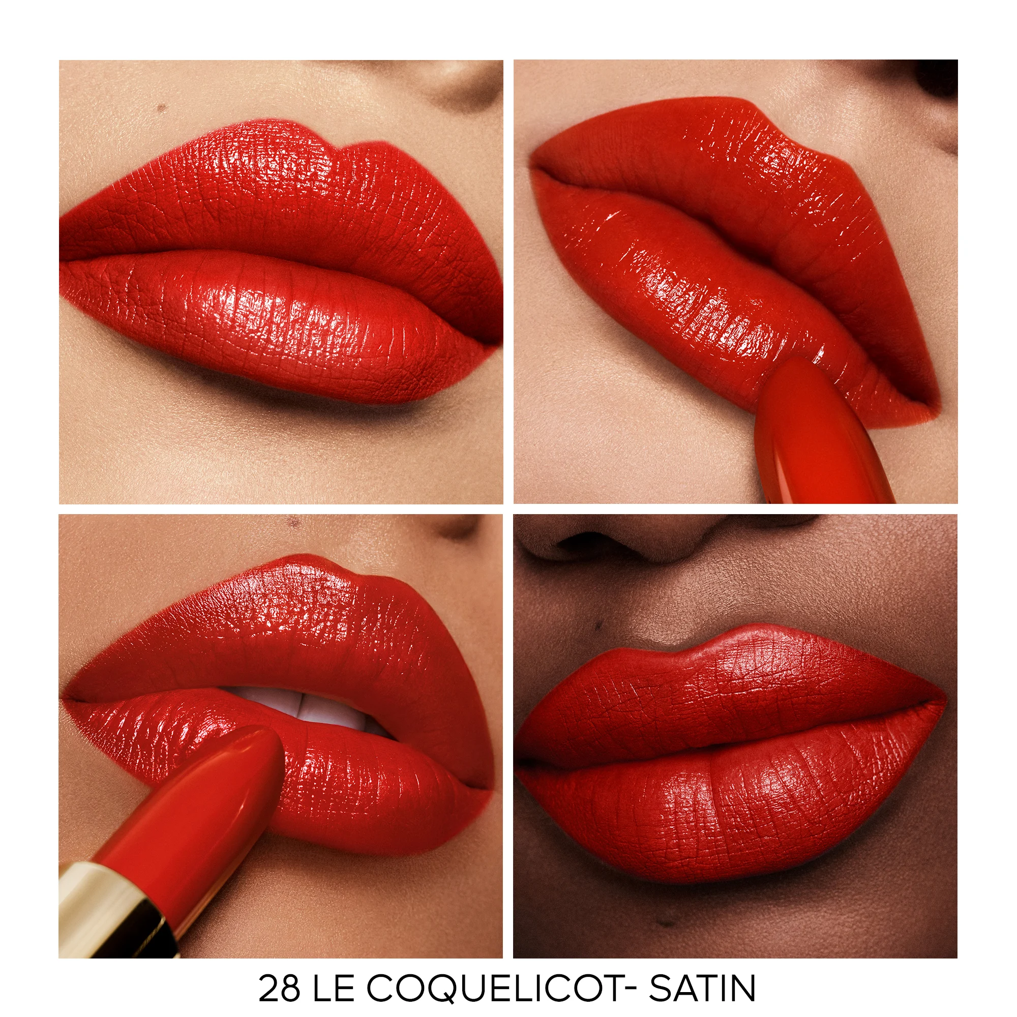 ROUGE G La recharge - Le rouge à lèvres soin personnalisable |- 28 LE COQUELICOT - SATIN