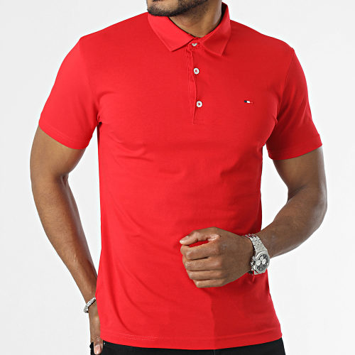 Polo Manches Courtes Rouge
