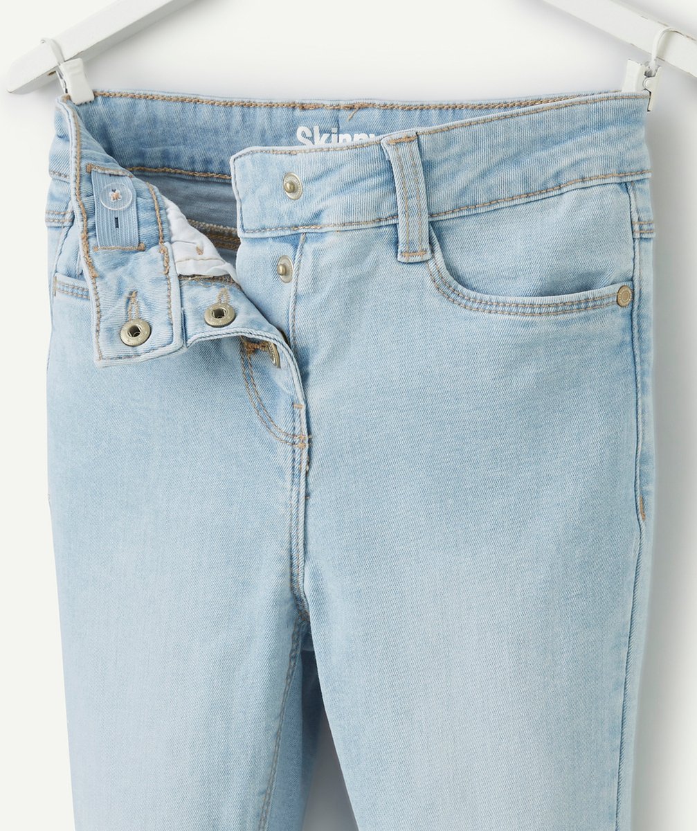 pantalon skinny fille en denim light low pimpact