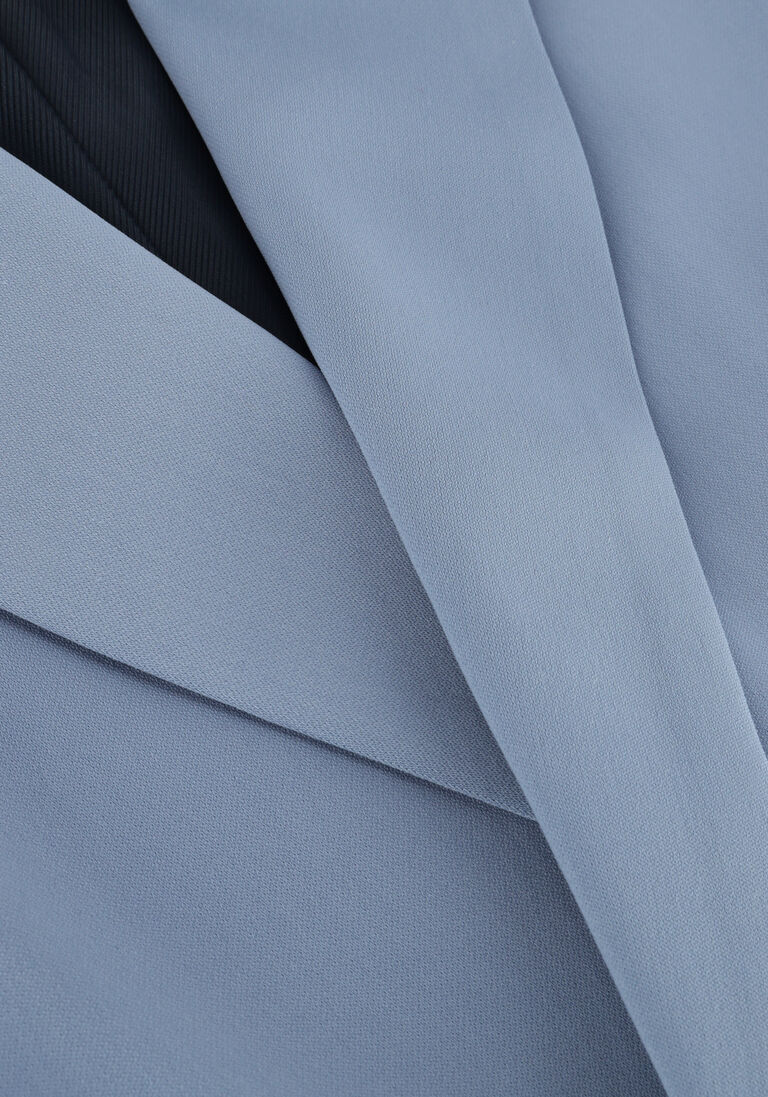 VANILIA blauwe vanilia blazer colbert double clean future