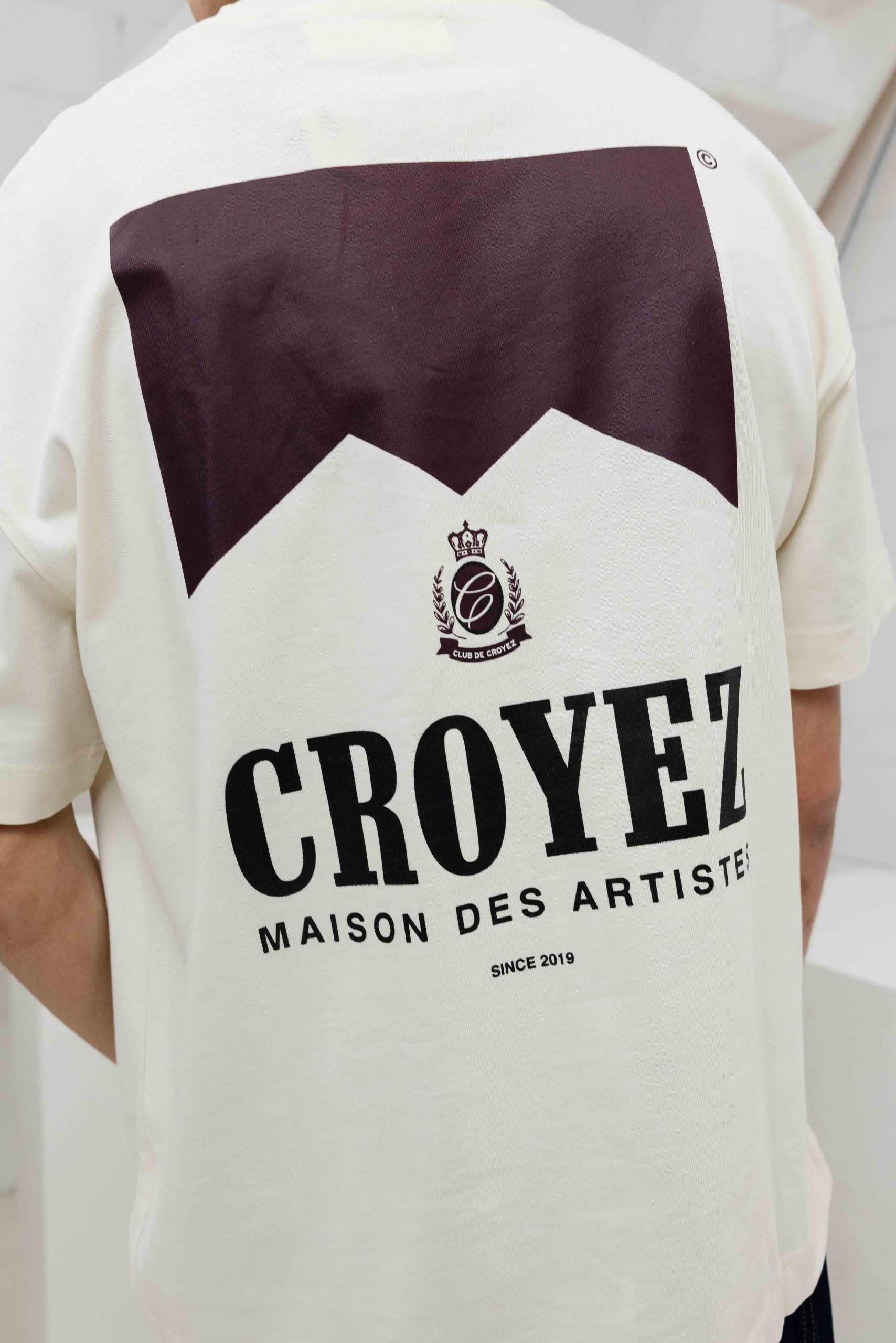 Croyez Maison Fumes T-Shirt Heren Wit