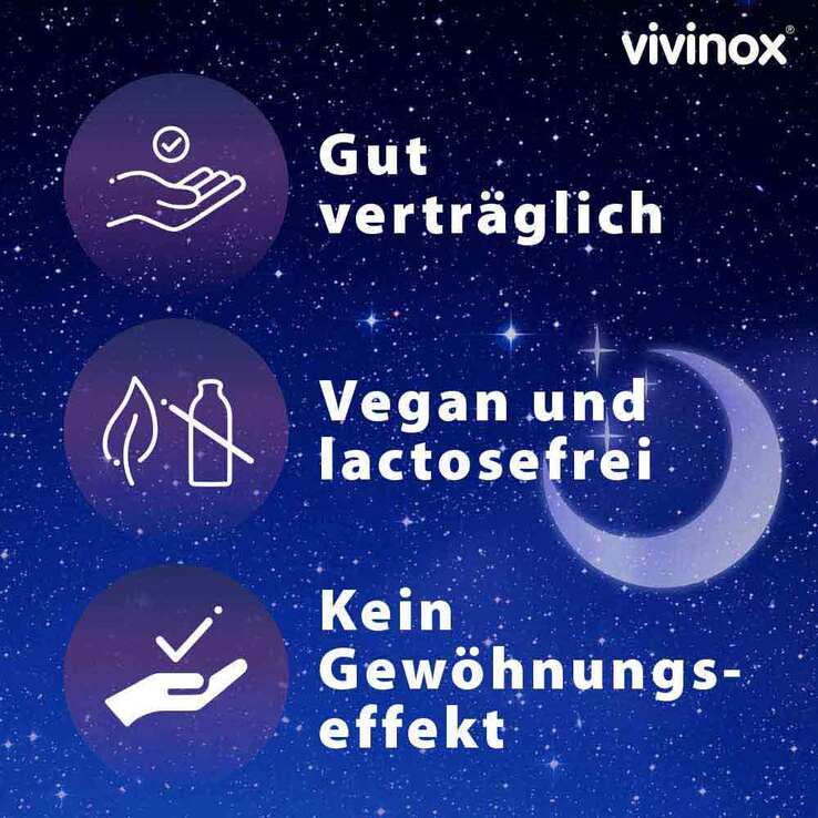 vivinox® Einschlaf-Spray mit Melatonin bei Einschlafstörungen, 30 ml