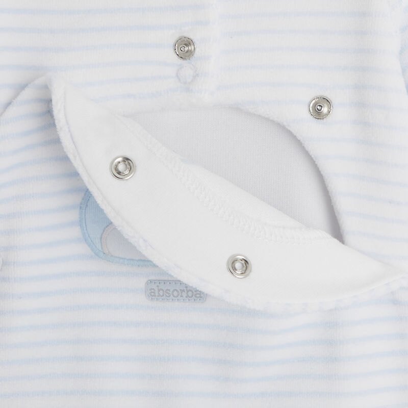 Pyjama bébé en velours bleu Absorba Bleu