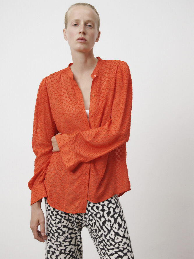 Lala Berlin Blouse Baran Hot orange