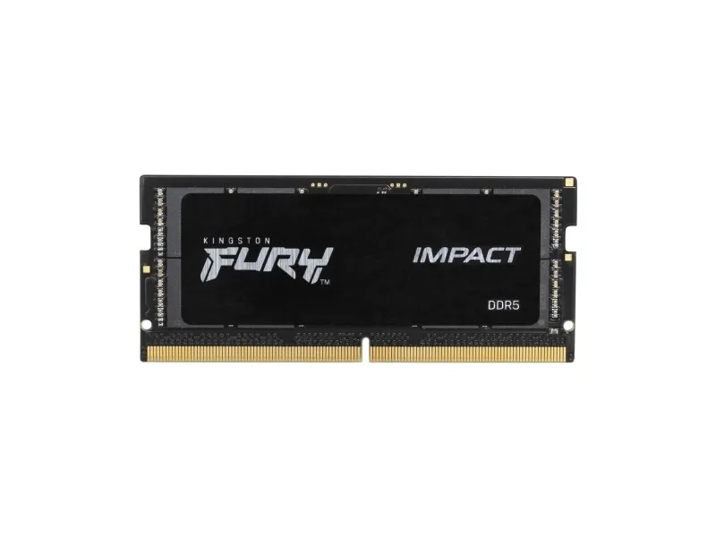 Kingston FURY Impact - DDR5 - sæt - 64 GB: 2 x 32 GB - SO DIMM 262-PIN - 4800 MHz / PC5-38400 - CL38 - 1.1 V - ikke bufferet - on-die ECC
