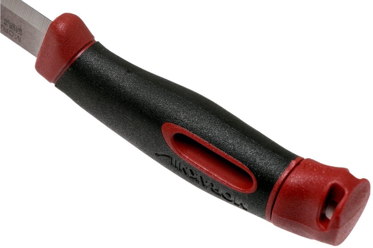 Morakniv Companion Spark 13571 Red, bushcraftmes met firesteel