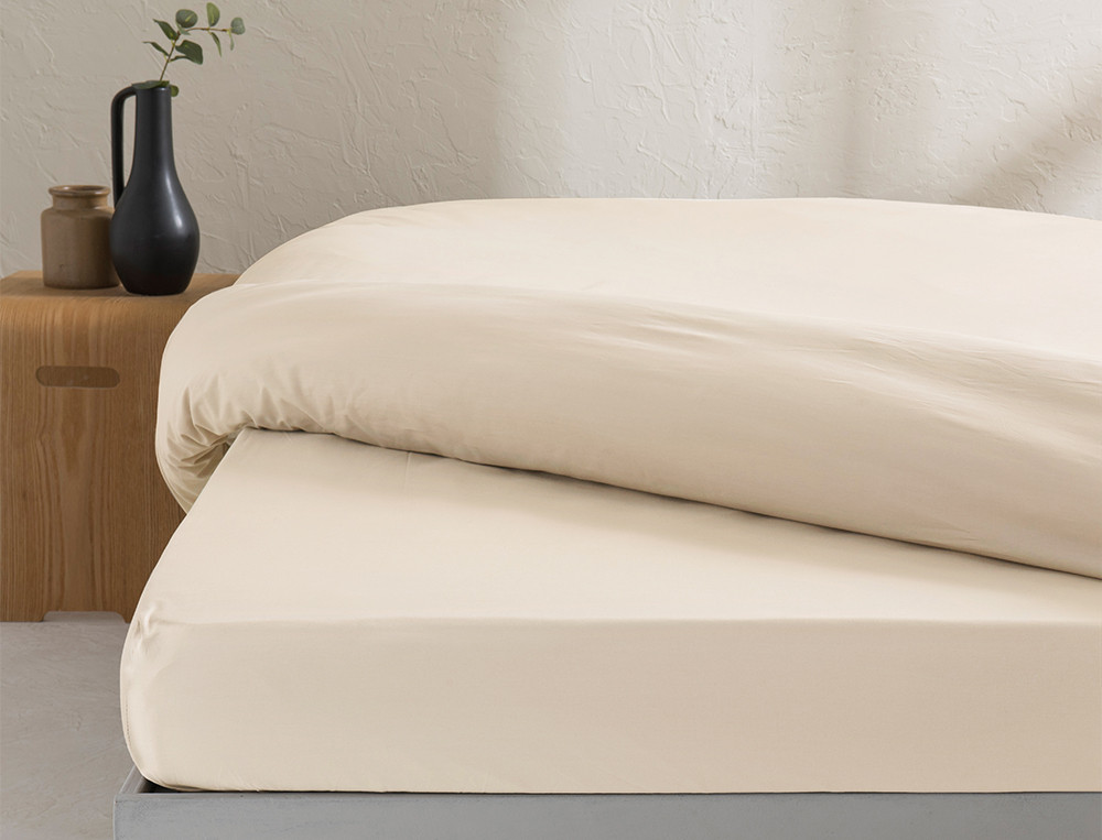 Pack 2 draps-housses-Percale