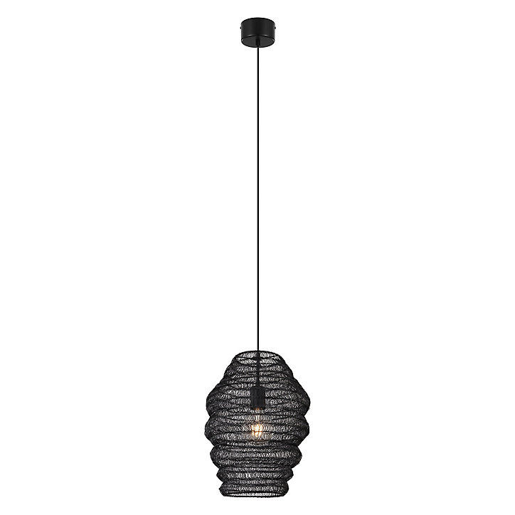 Suspension Pepalu GoodHome noir IP20 E27