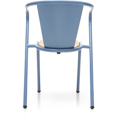 Stuhl Estoril, Holz, RAL 5014 Taubenblau