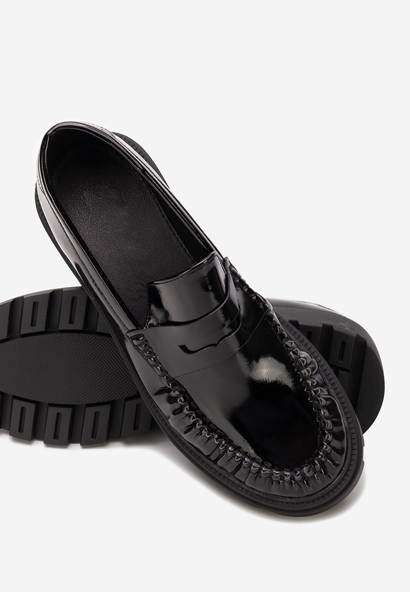 Mocassins femme noirs Eleonora