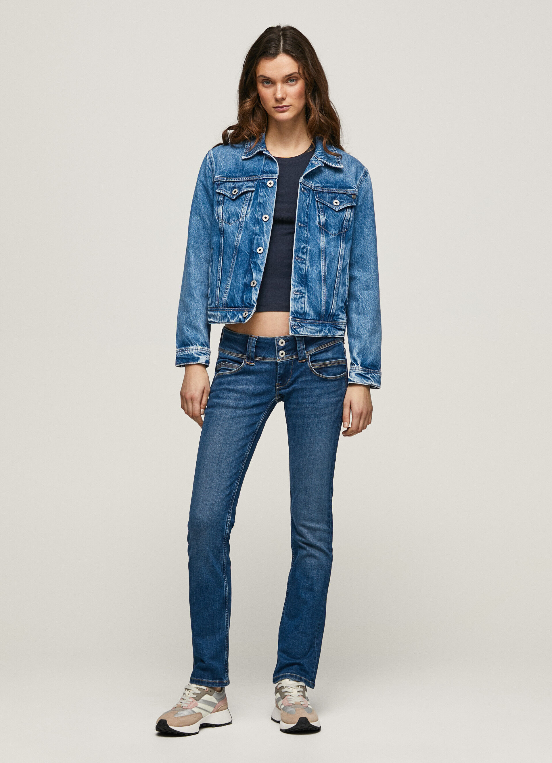 JEANS VENUS FIT REGULAR TIRO BAJO - denim