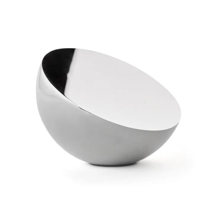 New Works - Aura Tischspiegel, H 9 cm / Ø 12,7 cm, Edelstahl