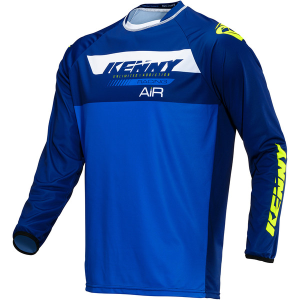 Kenny - Maillot Trial Air Bleu / Jaune