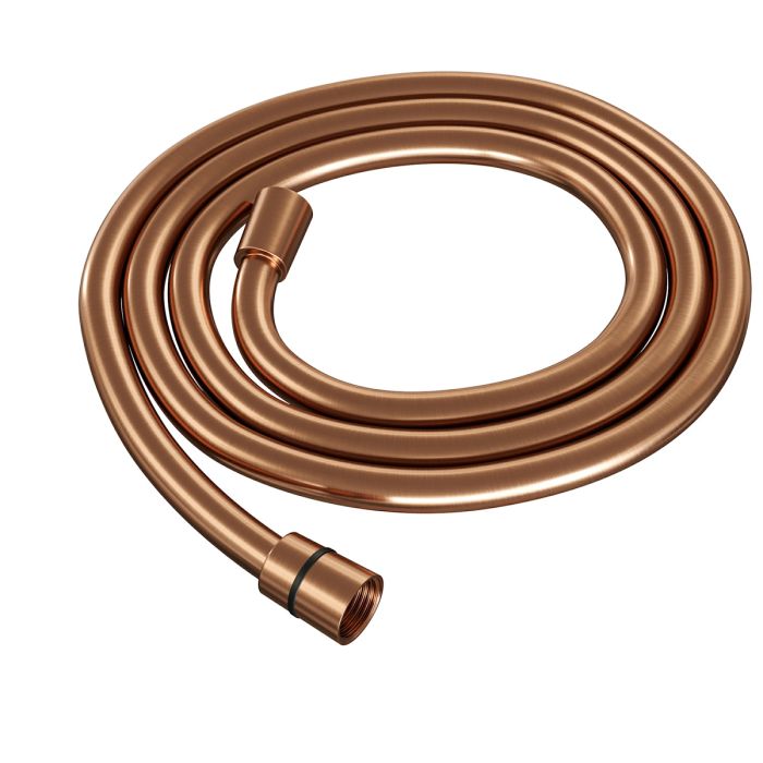 Brauer Copper Edition opbouw regendoucheset met staafhanddouche en hoofddouche 20cm koper geborsteld PVD