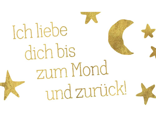 Gouden decoratieve magneet 