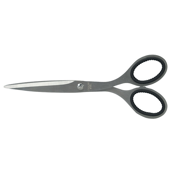 Ciseaux ambidextres en métal 17 cm, bouts pointus