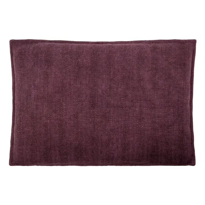 House Doctor Housse de coussin Haku en lin  | Bordeaux