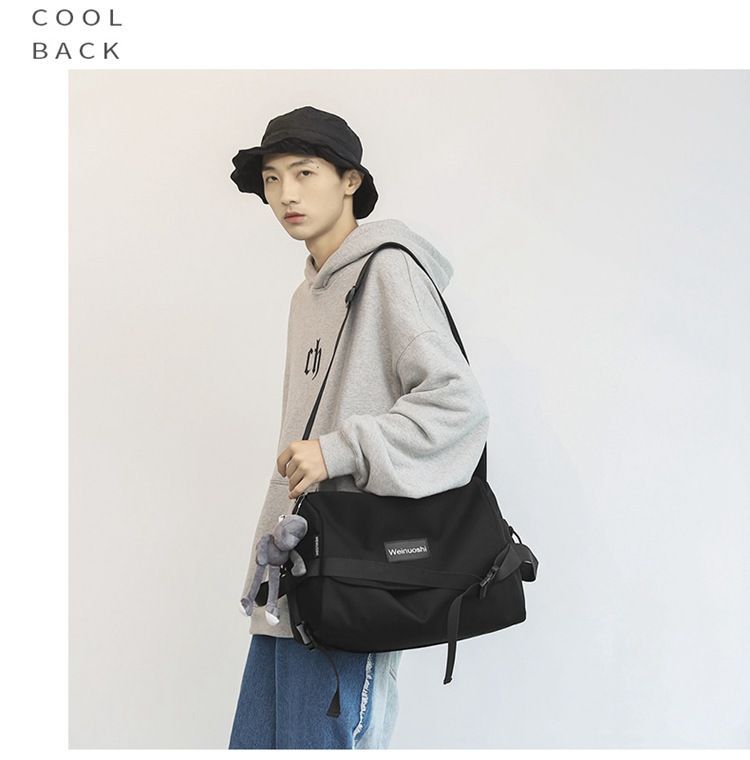 Mulgam - Nylon crossbodytas met gesp
