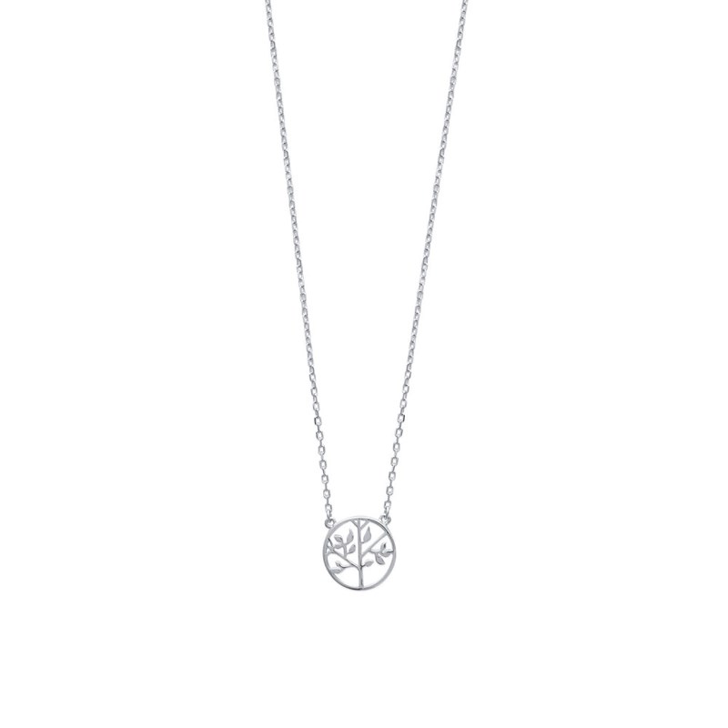 Collier Femme - Arbre de vie - Argent 925 - Longueur : 45 cm