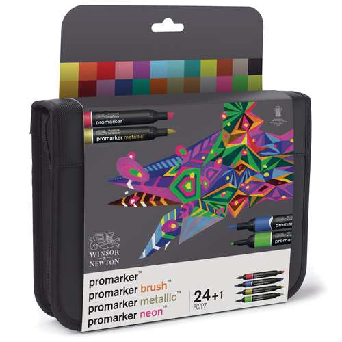 WINSOR & NEWTON™ promarker™ Mixed Marker 24er Set