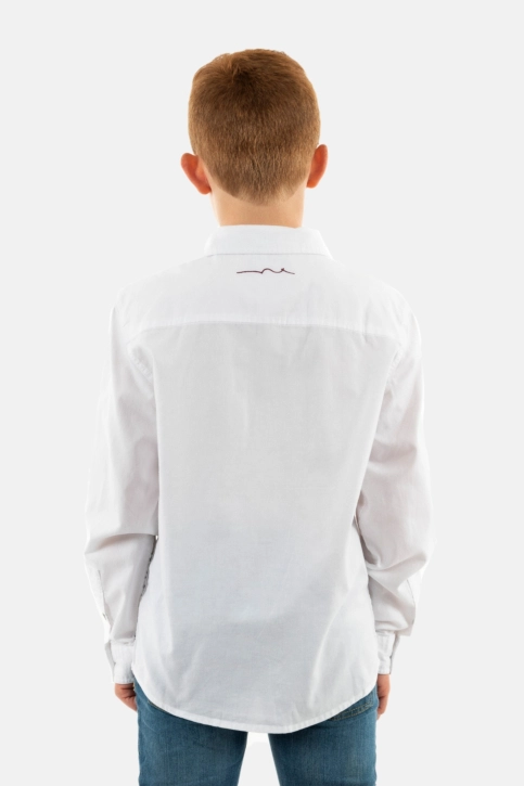 Chemises manches longues teddy smith drick 202 blanc