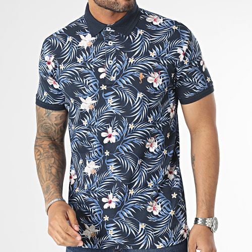 Polo Manches Courtes Bleu Marine
