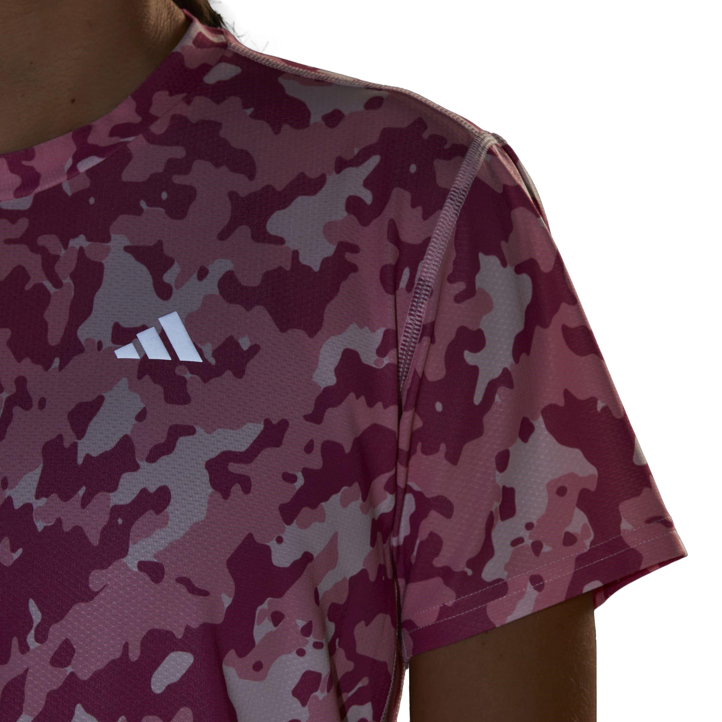 adidas Camo Print T Shirt Womens